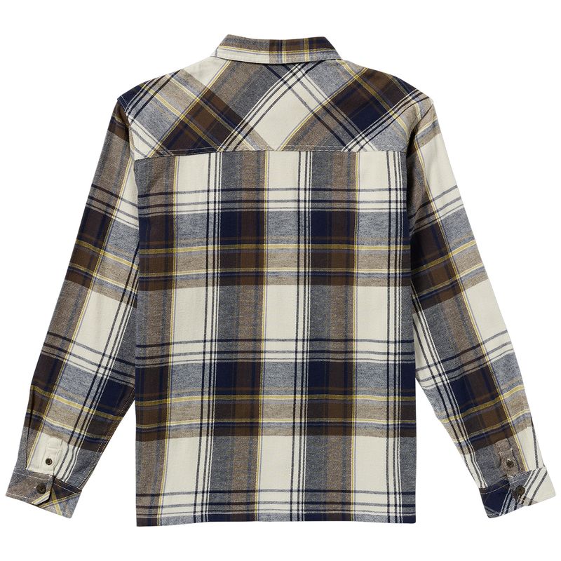 Camisa-Para-Hombre-Manga-Larga-Bad-Dog-Flannel-Gris-Billabong