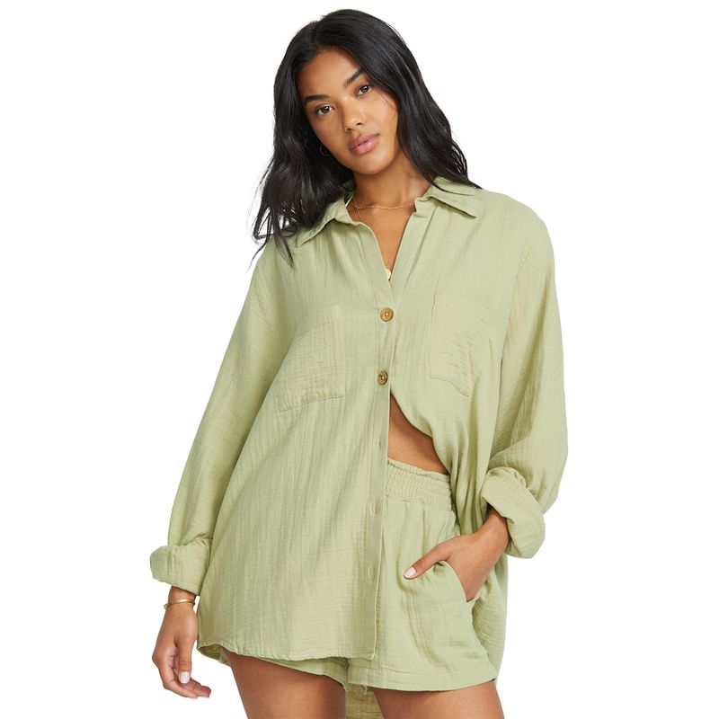 Blusa-Para-Mujer-Swell-Verde-Billabong