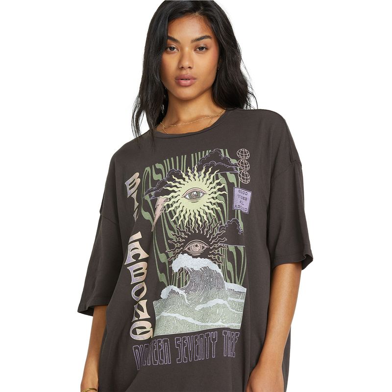 Polo-Basico-Para-Mujer-Swell-Trip-Negro-Billabong