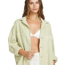 Blusa Para Mujer Stoked On You Twill Verde Billabong