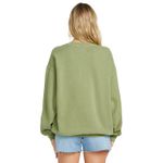 Poleron-Para-Mujer-Ride-In-Crew-Verde-Billabong