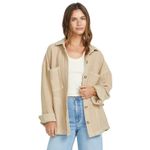 Casaca-Para-Mujer-Everytime-Fleece-Shacket-Beige-Billabong