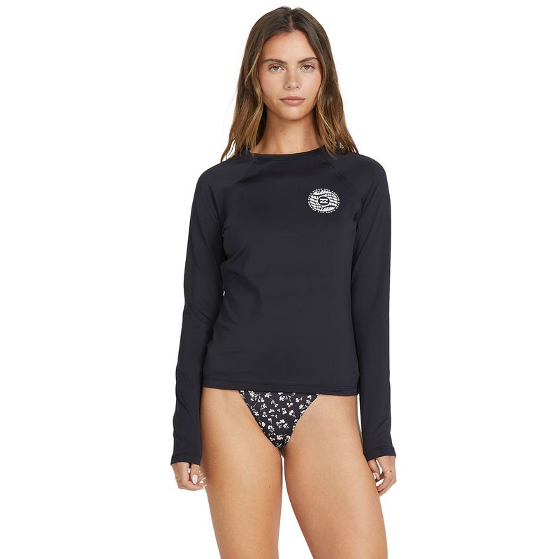 Lycra-Para-Mujer-Manga-Larga-Sol-Searcher-Rg-Negro-Billabong