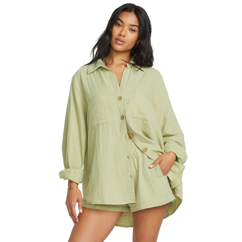 Blusa-Para-Mujer-Swell-Verde-Billabong