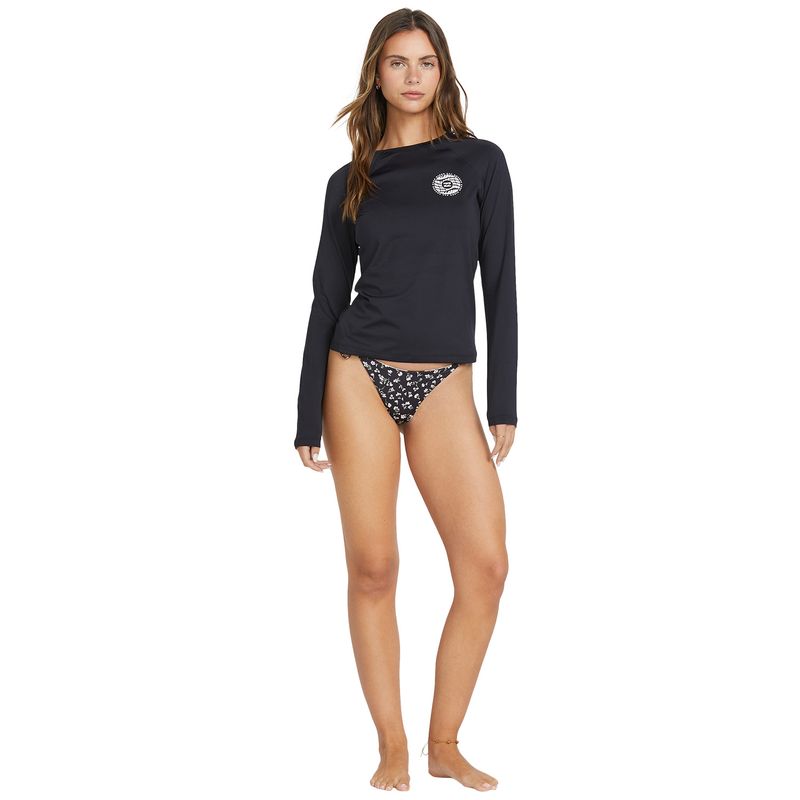 Lycra-Para-Mujer-Manga-Larga-Sol-Searcher-Rg-Negro-Billabong