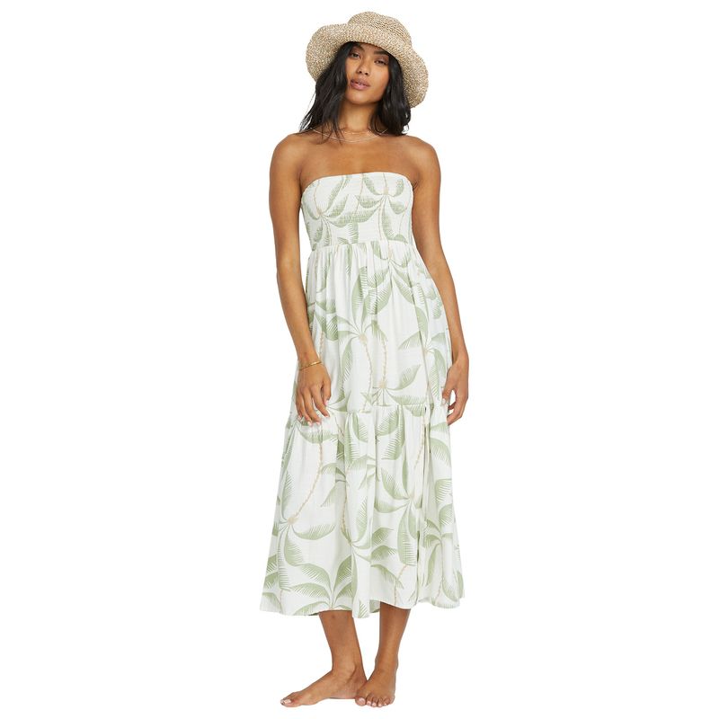 Vestido-Para-Mujer-Tropical-Haze-Blanco-Billabong
