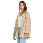 Casaca-Para-Mujer-Everytime-Fleece-Shacket-Beige-Billabong