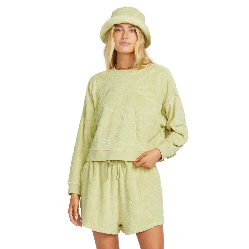 Poleron-Para-Mujer-Sun-Tempo-Crew-Verde-Billabong