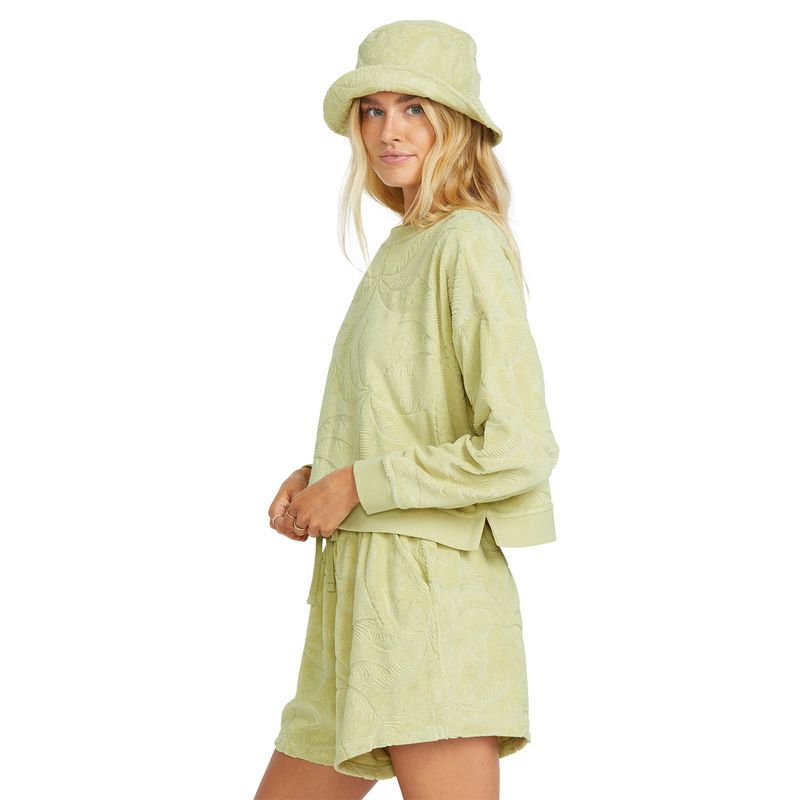 Poleron-Para-Mujer-Sun-Tempo-Crew-Verde-Billabong