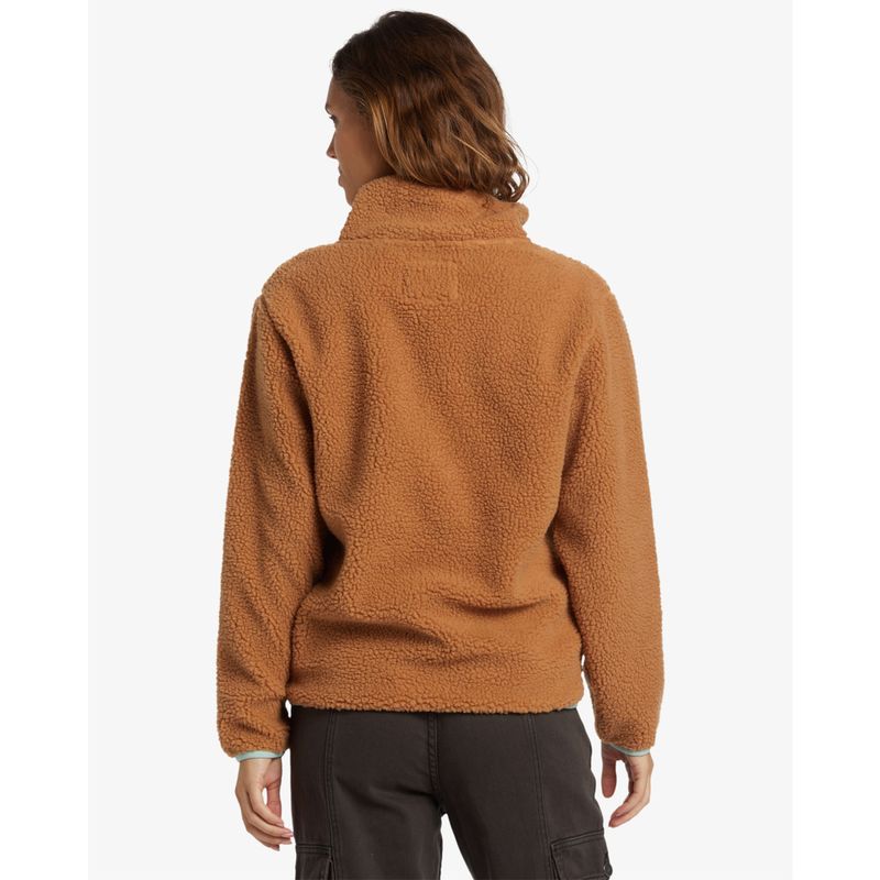 Poleron-Para-Mujer-Horizon-Half-Zip-Marron-Billabong