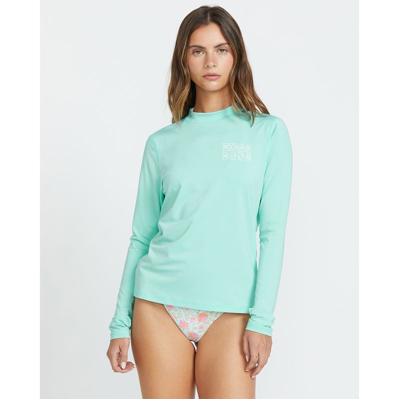 Lycra-Para-Mujer-Manga-Larga-Core-Loose-Fit-Celeste-Billabong
