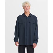 Camisa Para Hombre Manga Larga Surftrek Transit Azul Billabong