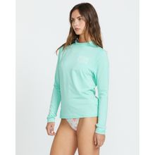 Lycra Para Mujer Manga Larga Core Loose Fit Celeste Billabong