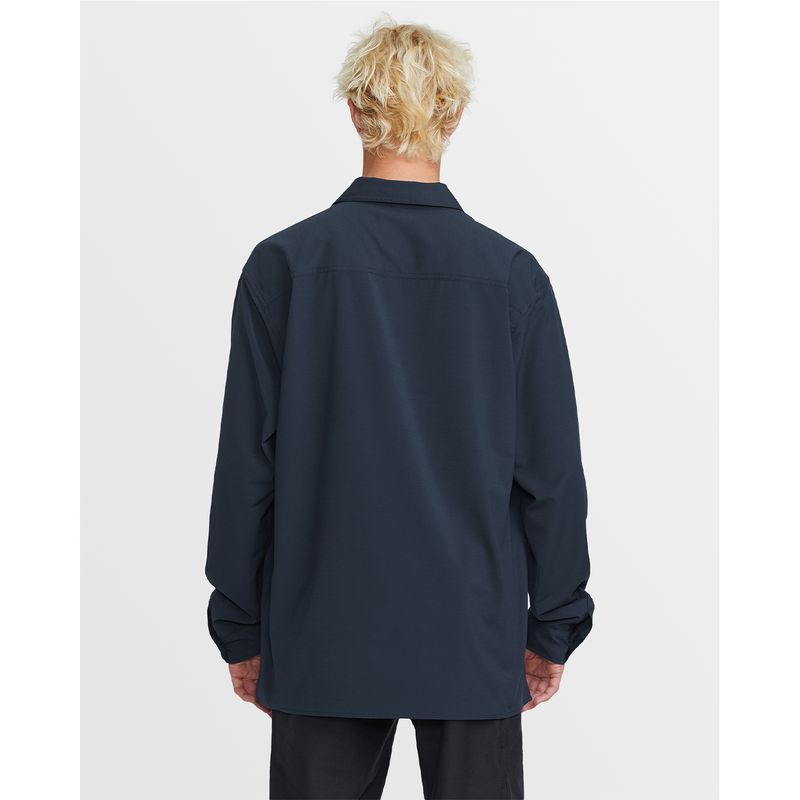 Camisa-Para-Hombre-Manga-Larga-Surftrek-Transit-Azul-Billabong