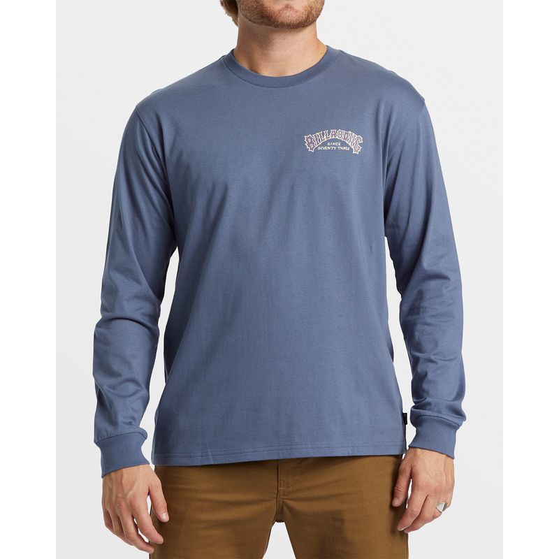 Polo-Para-Hombre-Manga-Larga-Theme-Arch-Azul-Billabong