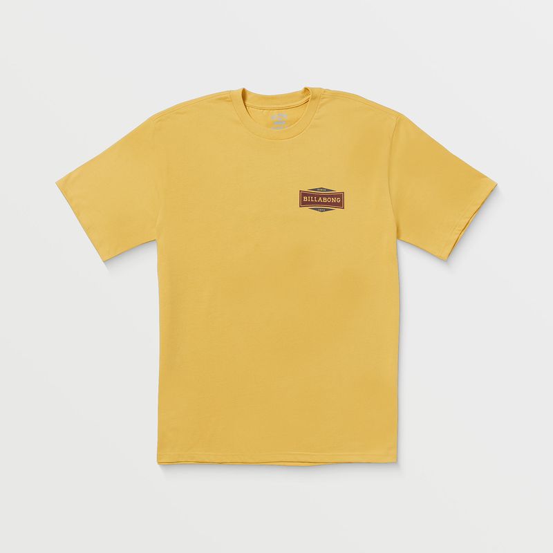 Polo-Para-Hombre-Walled-Amarillo-Billabong