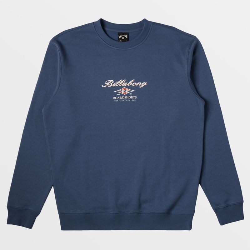 Polera-Para-Hombre-Short-Sands-Crew-Azul-Billabong