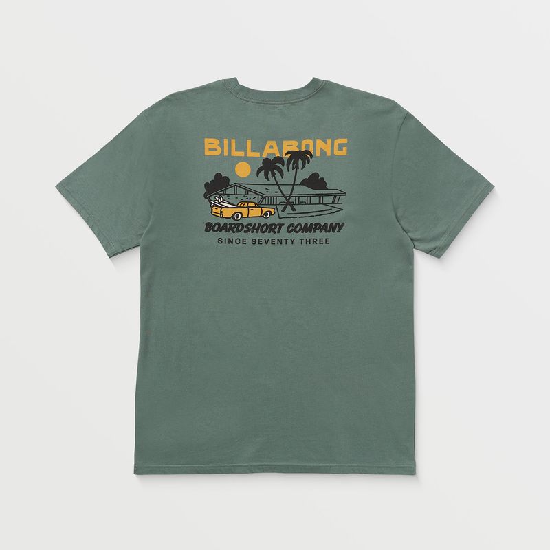 Polo-Para-Hombre-Palm-Springs-Verde-Billabong