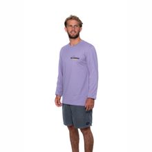 Polo Para Hombre Manga Larga No Pressure Morado Billabong
