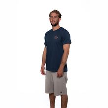 Polo Para Hombre Crayon Wave Azul Billabong