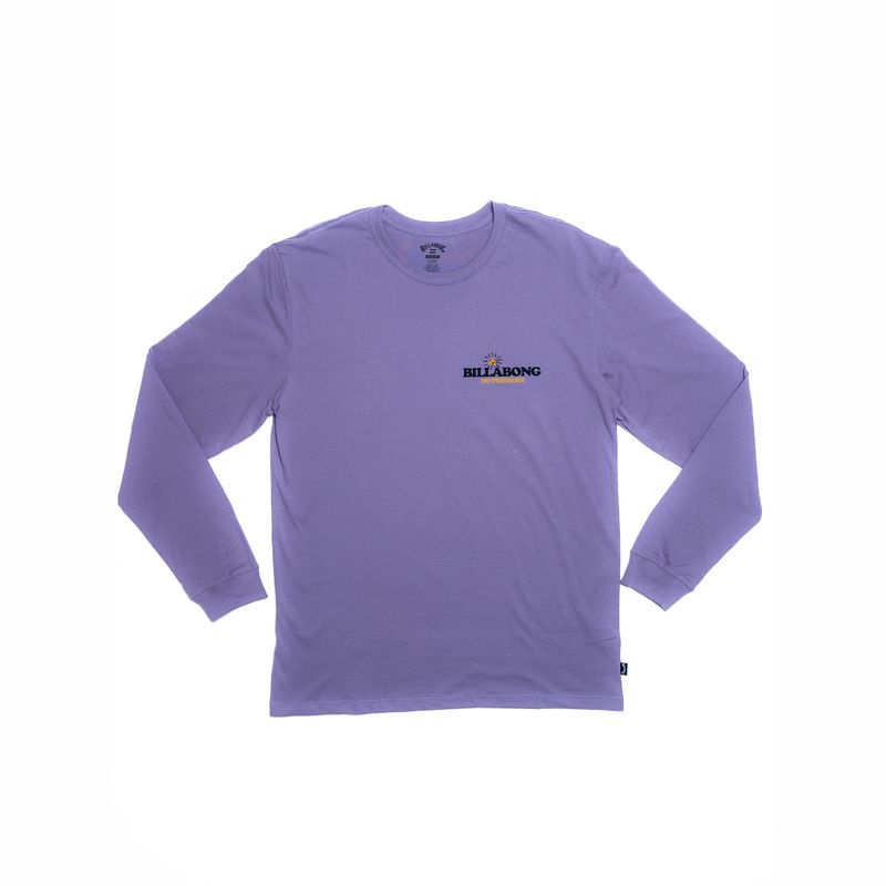 Polo-Para-Hombre-Manga-Larga-No-Pressure-Morado-Billabong