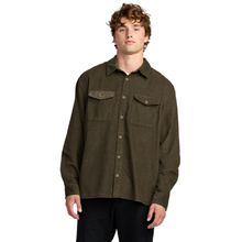 Camisa Para Hombre Manga Larga Austin Garage Marrón Billabong