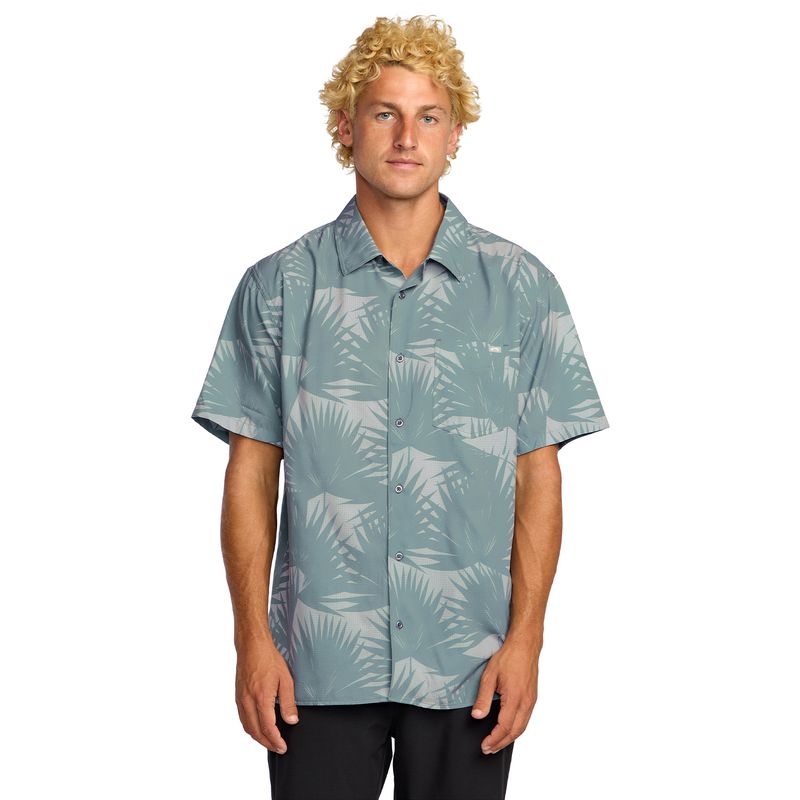 Camisa-Para-Hombre-Manga-Corta-Surftrek-Perf-Azul-Billabong