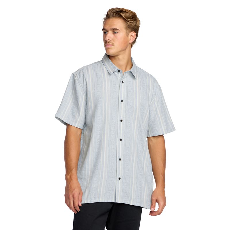 Camisa-Para-Hombre-Manga-Corta-Sunshines-Garage-SS-Azul-Billabong