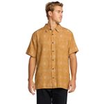 Camisa-Para-Hombre-Manga-Corta-Sundays-Jacquard-SS-Amarillo-Billabong