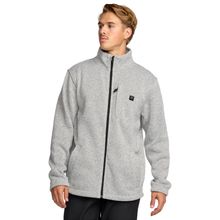 Polera Para Hombre Boundary Mock Zip Gris Billabong