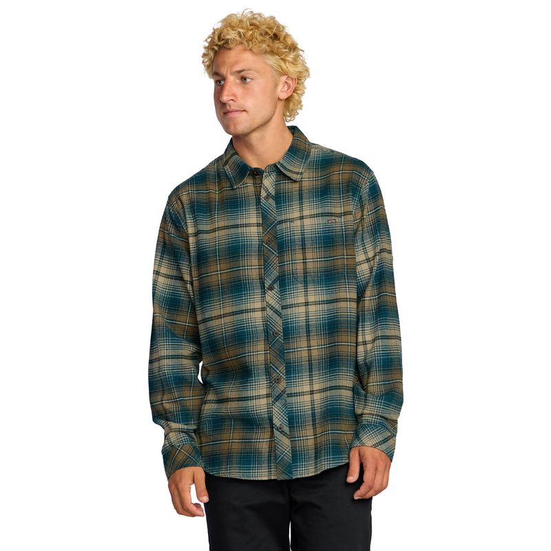 Camisa-Para-Hombre-Manga-Larga-Coastline-Flannel-Otter-Billabong
