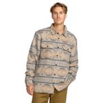 Camisa-Para-Hombre-Manga-Larga-Offshore-Jacquard-Flannel-Beige-Billabong