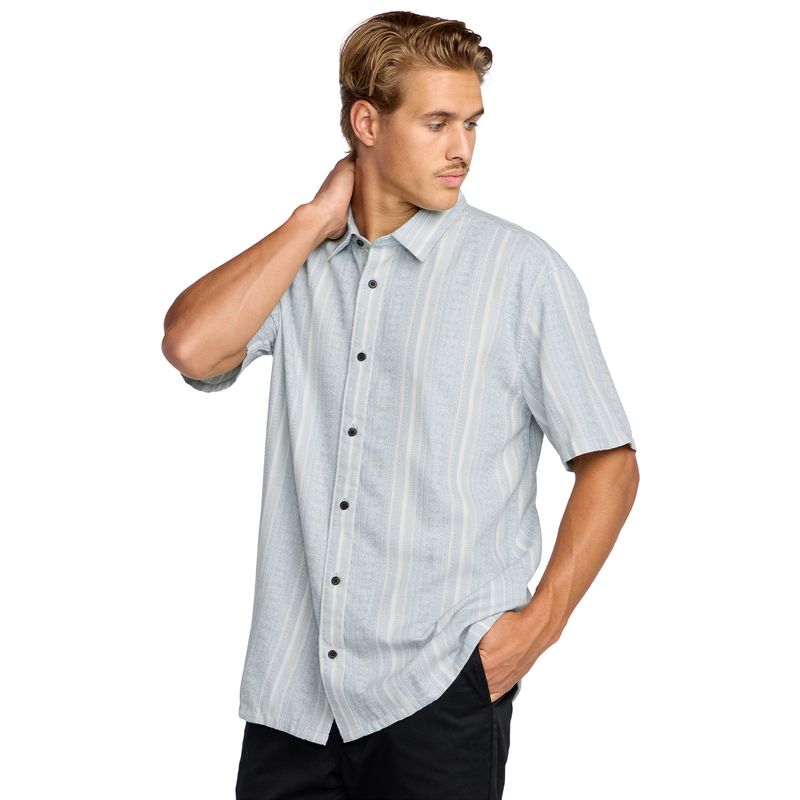 Camisa-Para-Hombre-Manga-Corta-Sunshines-Garage-SS-Azul-Billabong