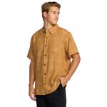 Camisa-Para-Hombre-Manga-Corta-Sundays-Jacquard-SS-Amarillo-Billabong