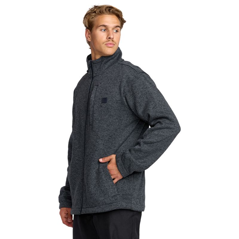 Polera-Para-Hombre-Boundary-Mock-Zip-Azul-Billabong