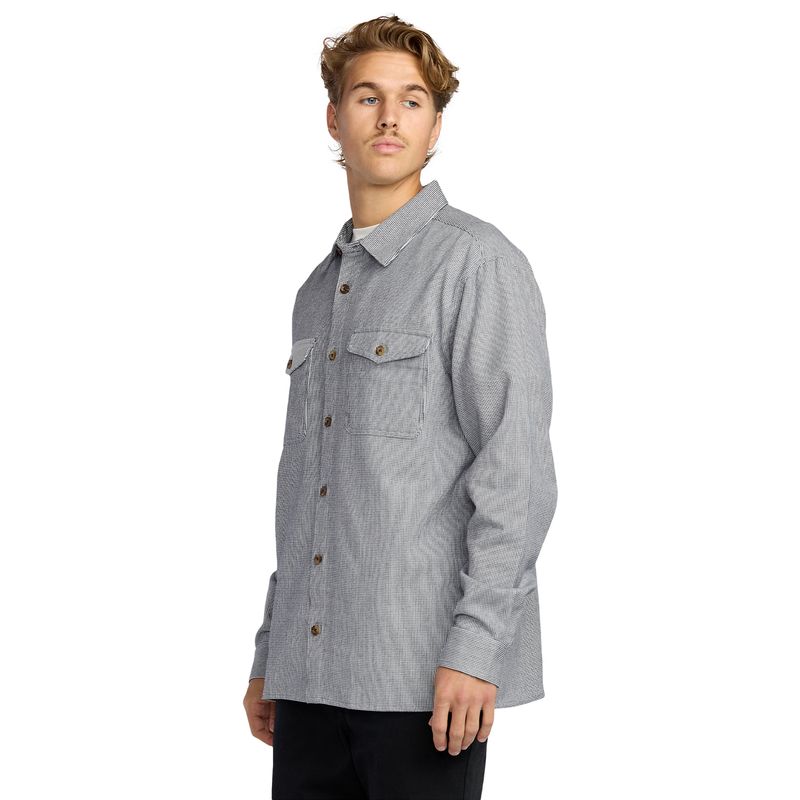 Camisa-Para-Hombre-Manga-Larga-Austin-Garage-Ls-Azul-Billabong