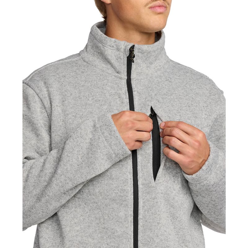 Polera-Para-Hombre-Boundary-Mock-Zip-Gris-Billabong