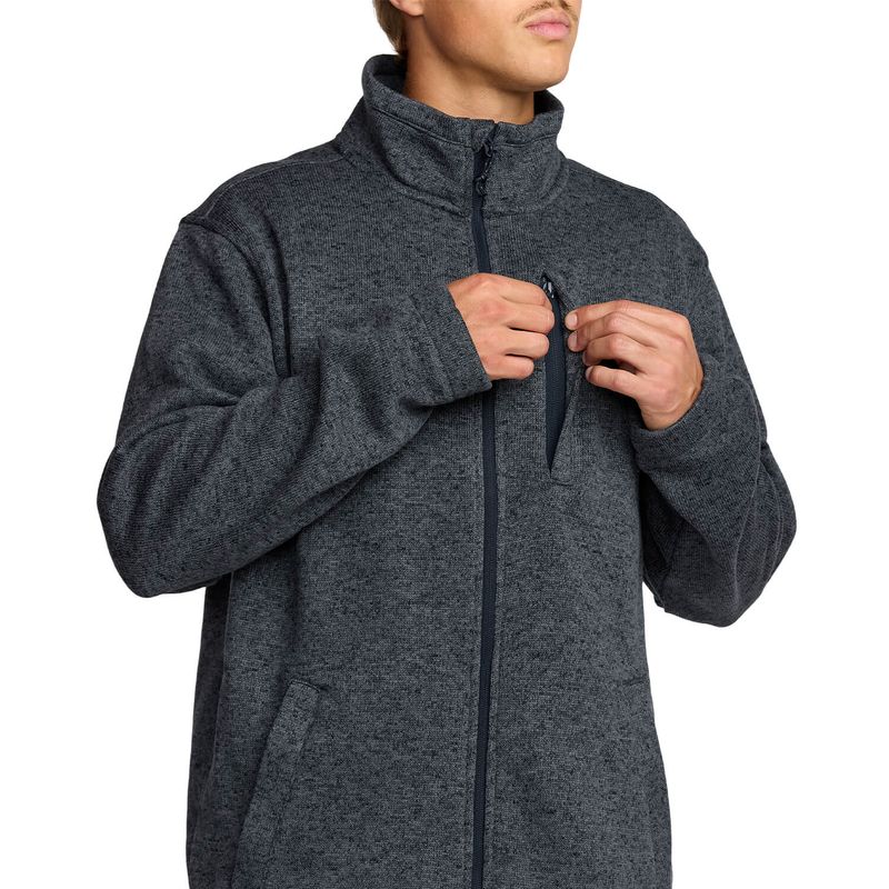 Polera-Para-Hombre-Boundary-Mock-Zip-Azul-Billabong