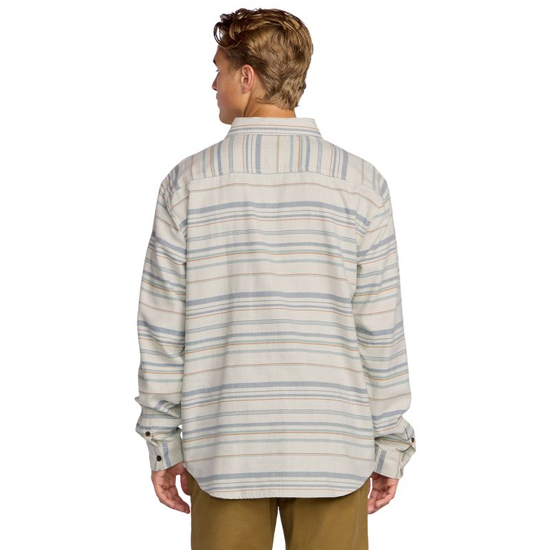 Camisa-Para-Hombre-Manga-Larga-Coastline-Flannel-Beige-Billabong