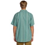 Camisa-Para-Hombre-Manga-Corta-All-Day-Stripe-SS-Verde-Billabong