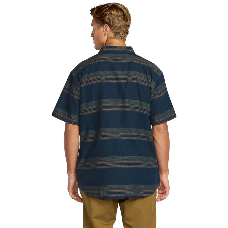 Camisa-Para-Hombre-Manga-Corta-All-Day-Stripe-SS-Azul-Billabong