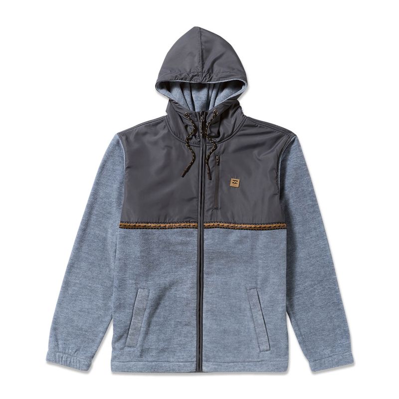 Polera-Para-Hombre-Boundary-Lite-Zip-Azul-Billabong