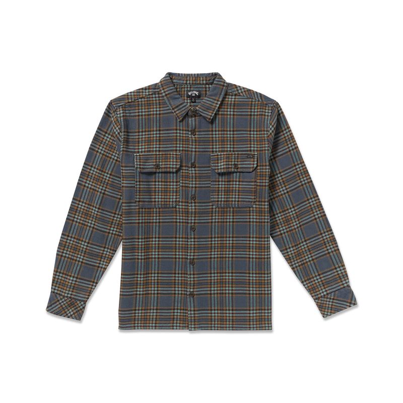 Camisa-Para-Hombre-Manga-Larga-Offshore-Flannel-Azul-Billabong