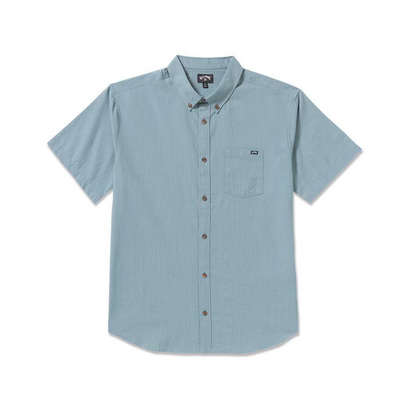 Camisa-Para-Hombre-Manga-Corta-All-Day-SS-Azul-Billabong