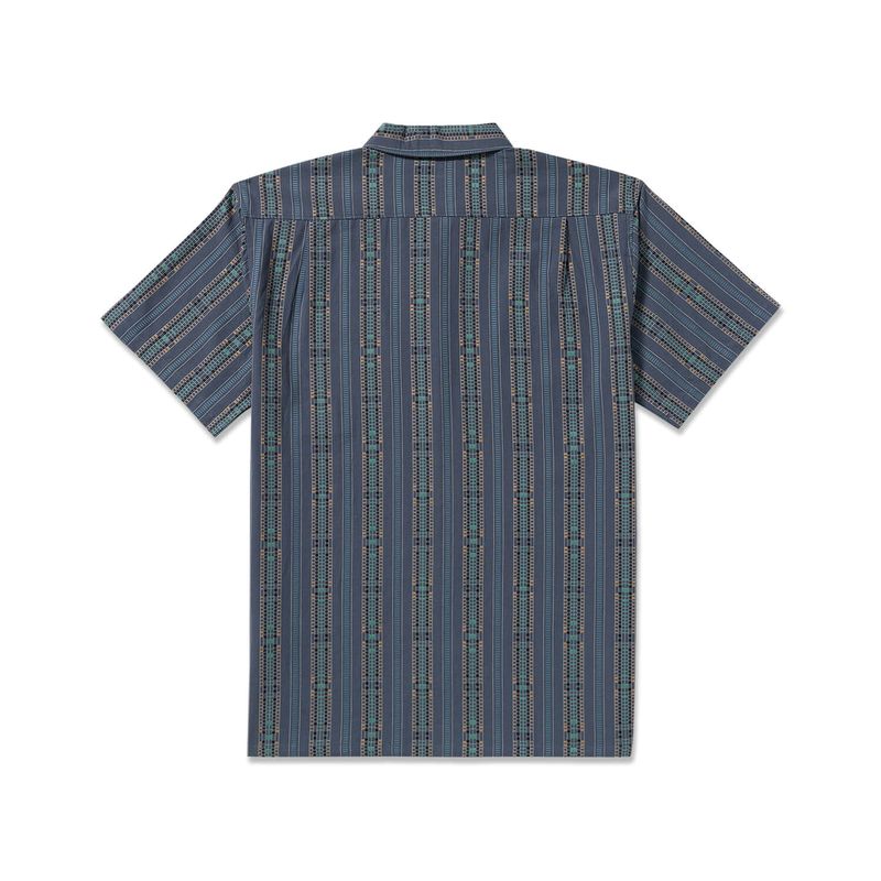 Camisa-Para-Hombre-Manga-Corta-Sundays-Jacquard-SS-Azul-Billabong