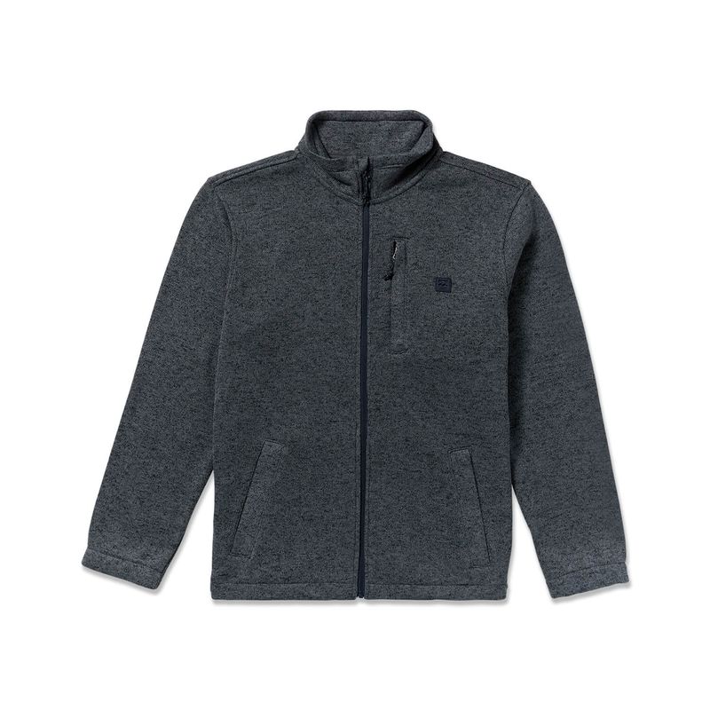 Polera-Para-Hombre-Boundary-Mock-Zip-Azul-Billabong