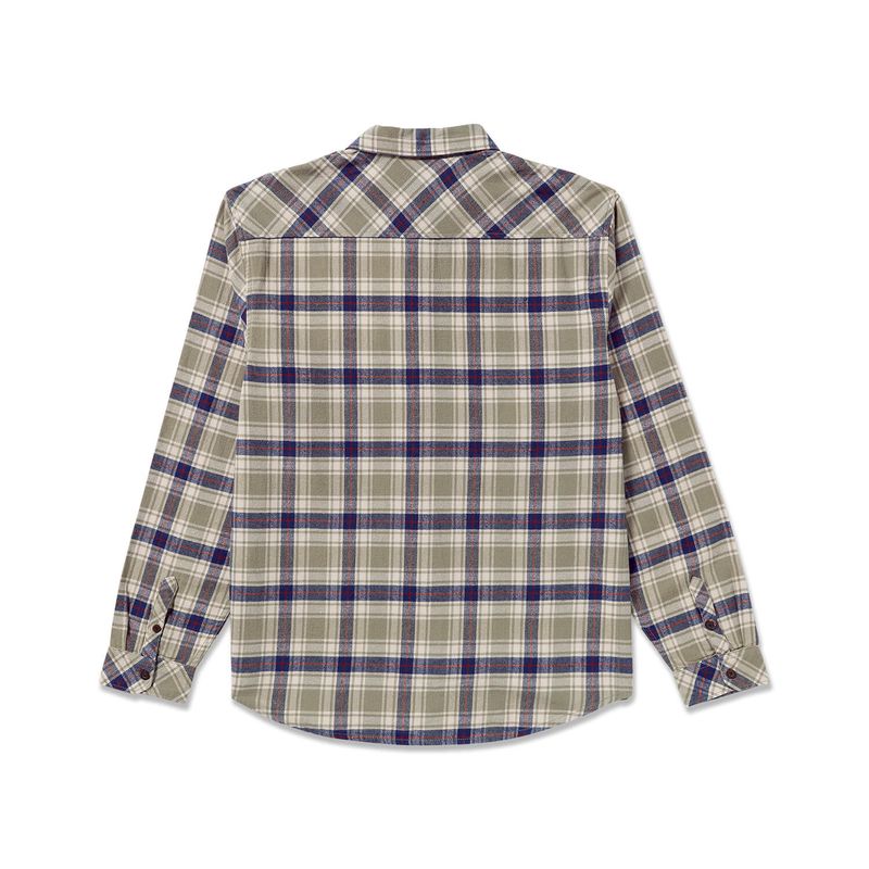Camisa-Para-Hombre-Manga-Larga-Coastline-Flannel-Verde-Billabong
