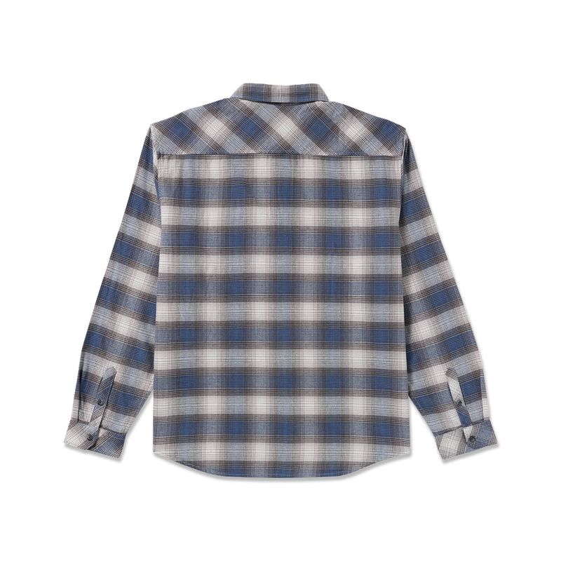 Camisa-Para-Hombre-Manga-Larga-Coastline-Flannel-Azul-Billabong
