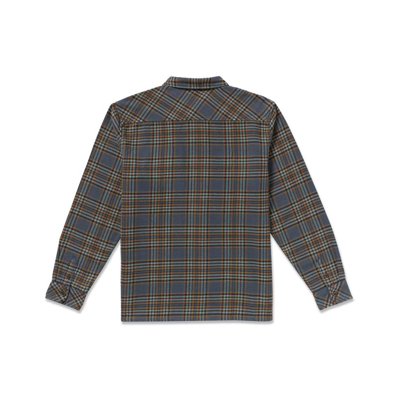 Camisa-Para-Hombre-Manga-Larga-Offshore-Flannel-Azul-Billabong