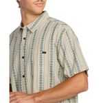 Camisa-Para-Hombre-Manga-Corta-Sundays-Jacquard-SS-Beige-Billabong